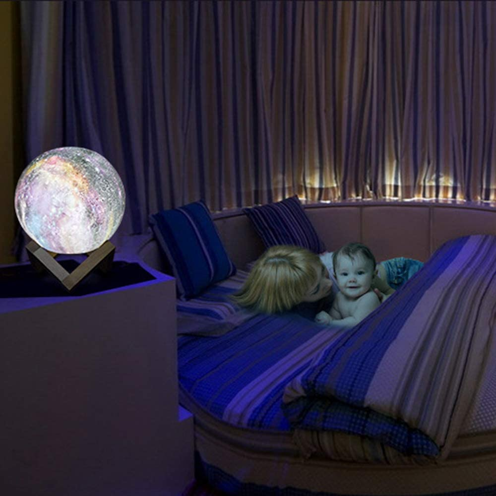 3D Moon Lamp : Color Changing Night Light - Gifts for Girls & Boys - SKINMOZ MARKET
