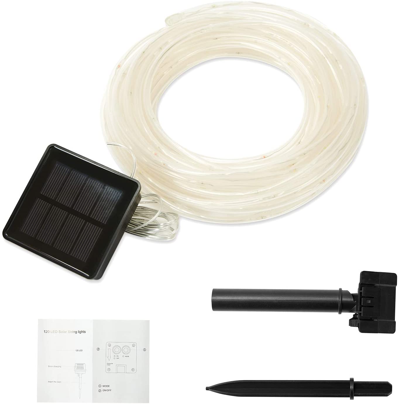 Solar Powered String Lights - Outdoor LED Rope Lights Copper Wire 72 ft/200 LEDs - SKINMOZ MARKET