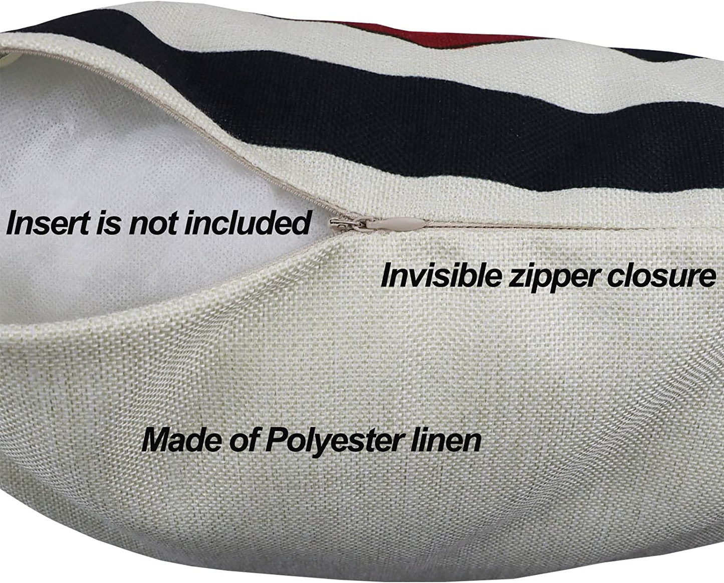 Valentines Day Pillow Covers 18x18 Set of 4: Valentines Cushion Case for Home