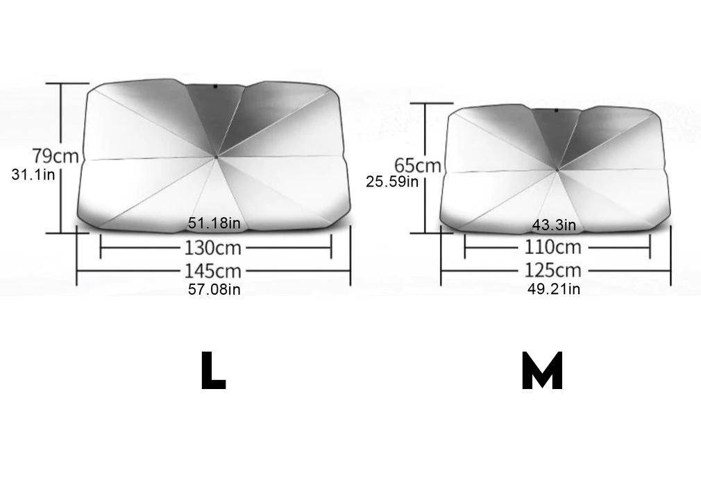 Car Sun Shade Protector Foldable Windshield : Windshield Cover For Sun - SKINMOZ MARKET