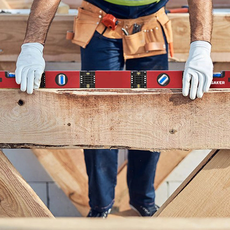 Foldable Level With 45°/90°/180° Bubbles - Saker Measuring Tool