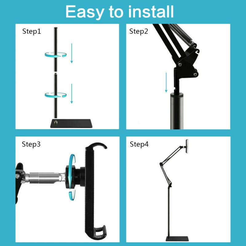 Ipad Stand : Tablet Holder For Ipad, Adjustable Floor Stand for Smartphone, Tablet - SKINMOZ MARKET