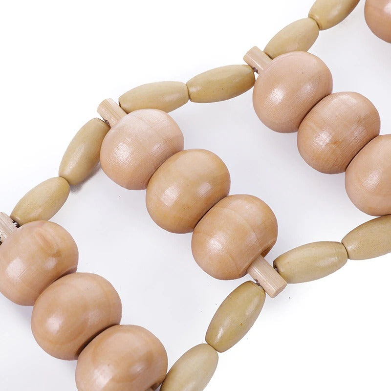 Back Massage Wood Roller : Therapy Massage Tool - SKINMOZ MARKET