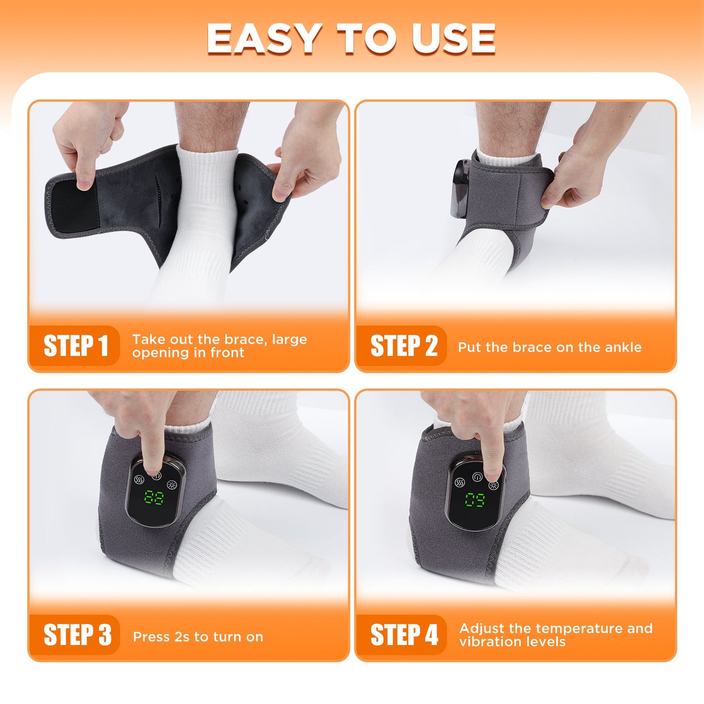 Warm Hot Compress Ankle Massager