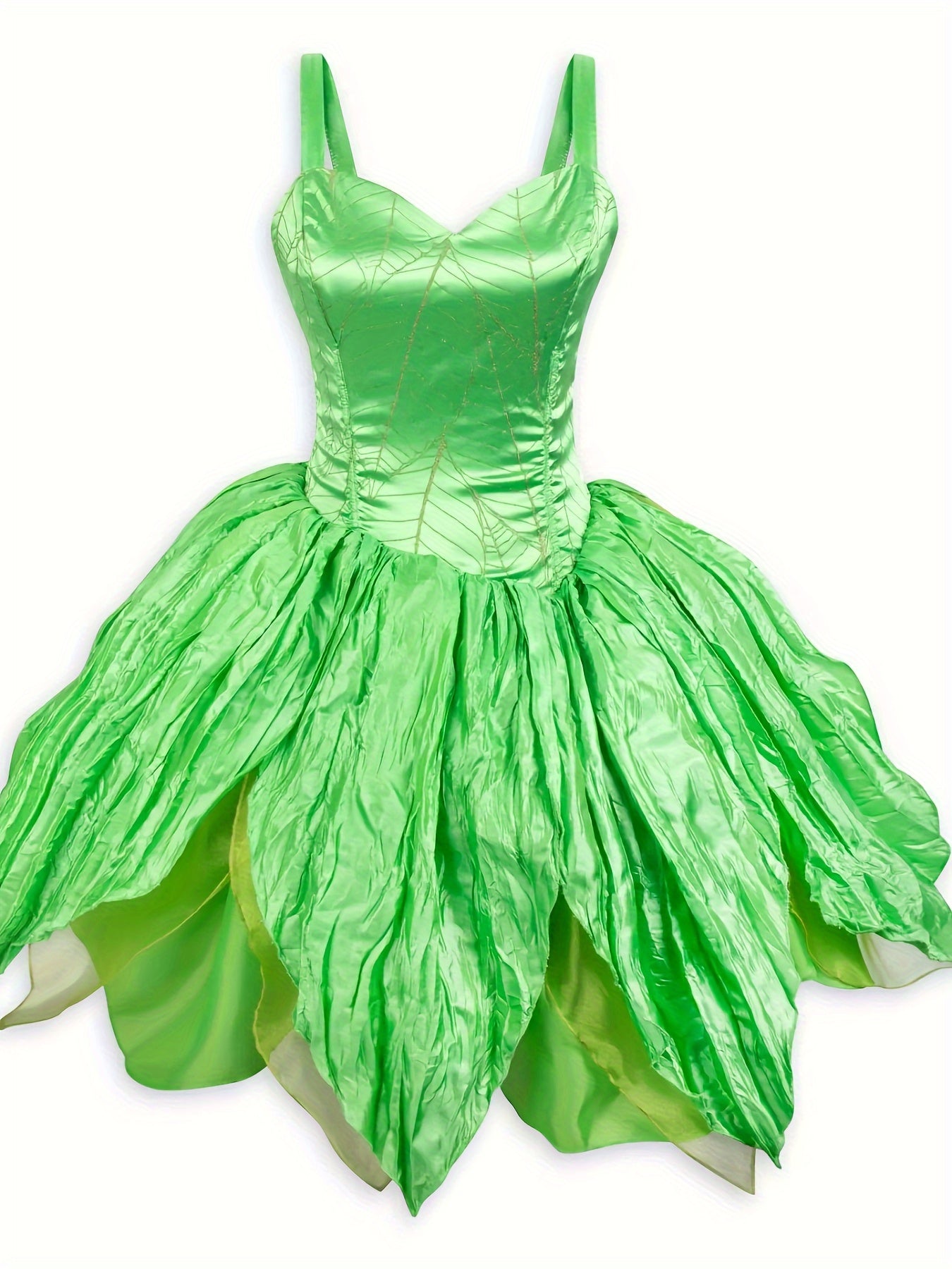 Women Fairy Winged Halloween Costume Dress | Mini Sleeveless