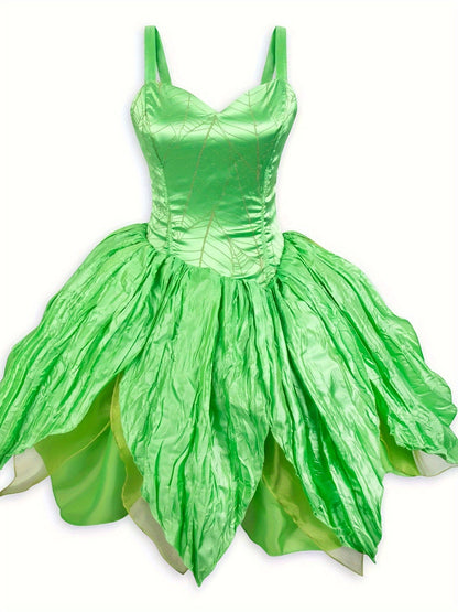 Women Fairy Winged Halloween Costume Dress | Mini Sleeveless