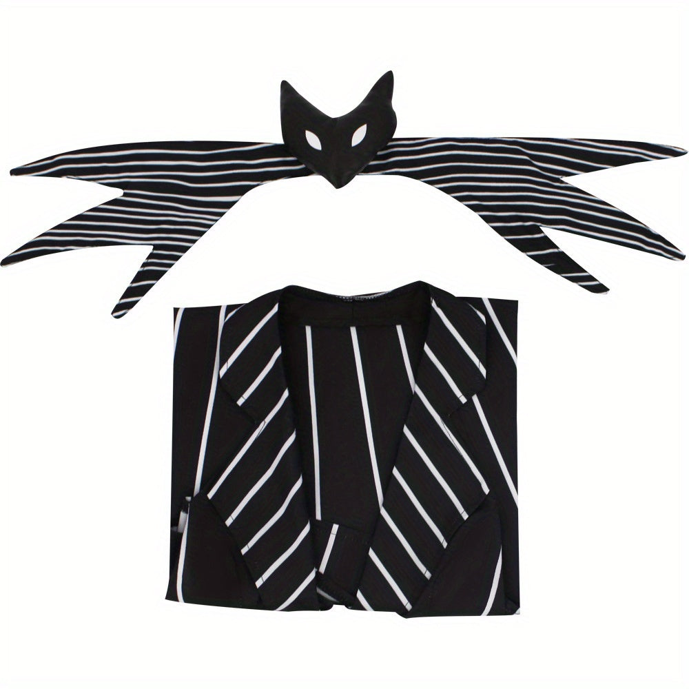 Women's Gothic Striped Halloween Costume Dress | Mini