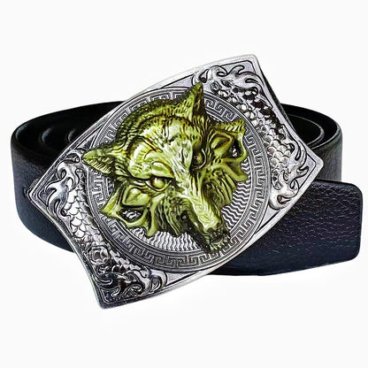 Self Defense Belt Alloy Buckle Belt: Fashion Men's Belt