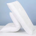 Pure Cotton Low Loft Pillow – Thin Flat Pillow for Stomach & Back Sleepers