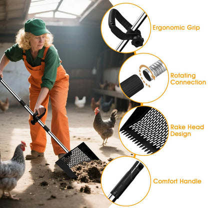 Chicken Poop Scooper & Rake