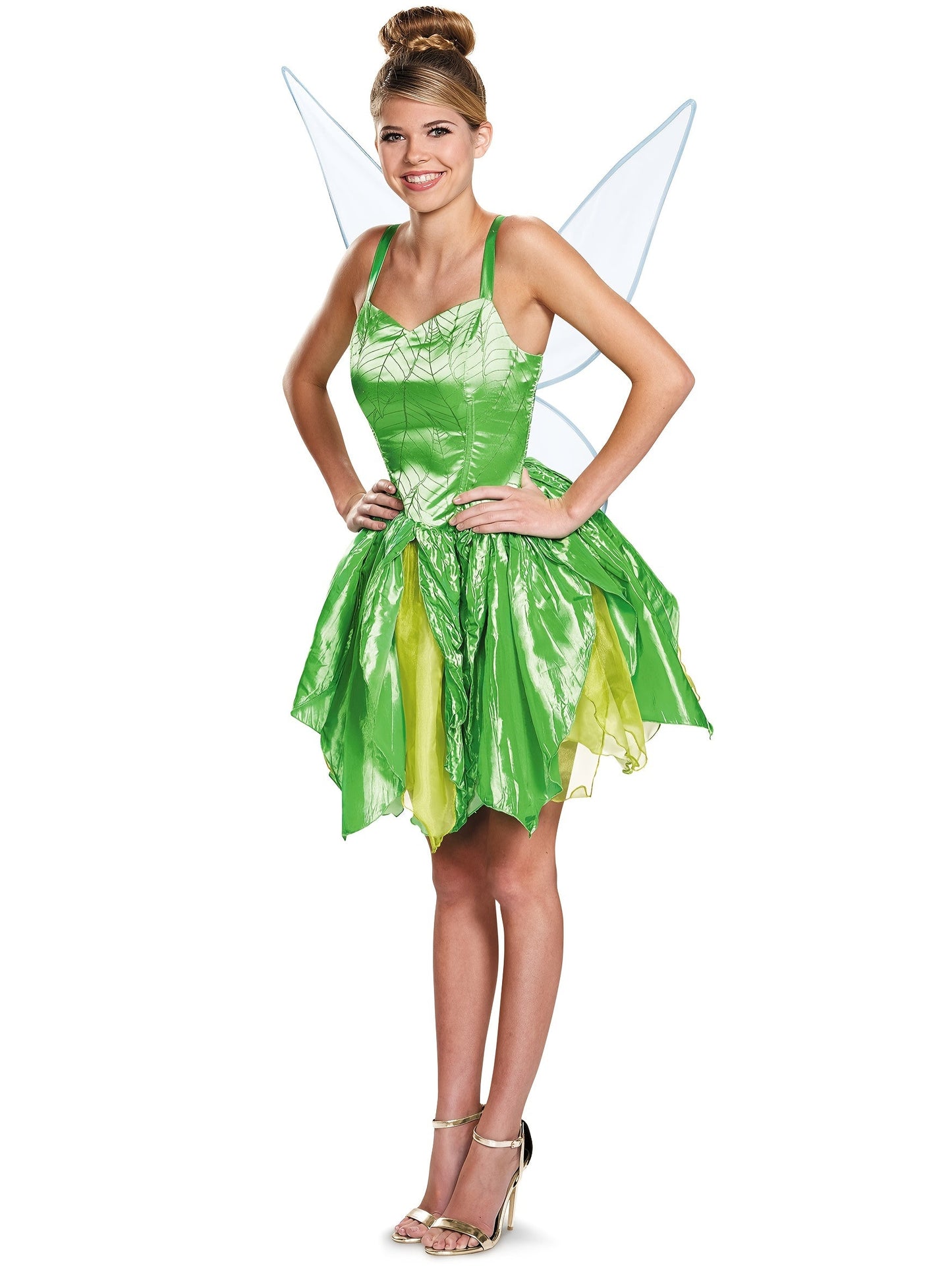 Women Fairy Winged Halloween Costume Dress | Mini Sleeveless
