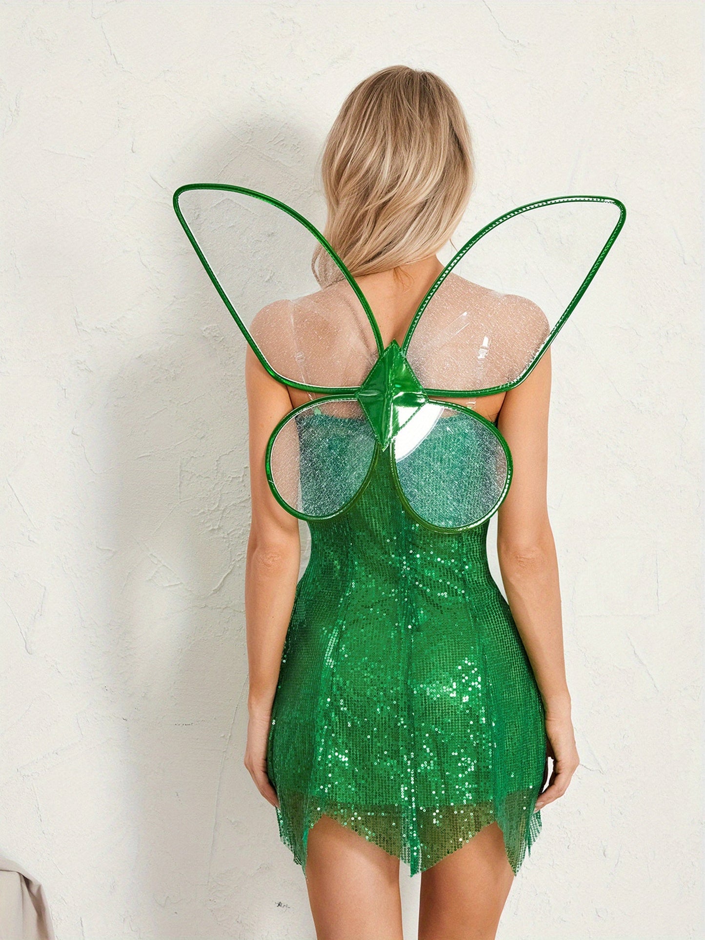Women’s   Halloween Costume Fairy Dress | Sequin Sleeveless Mini