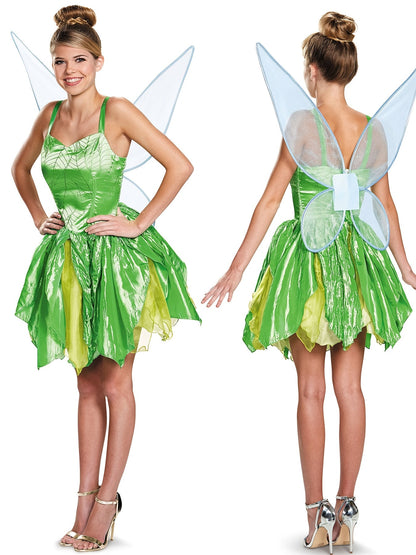 Women Fairy Winged Halloween Costume Dress | Mini Sleeveless