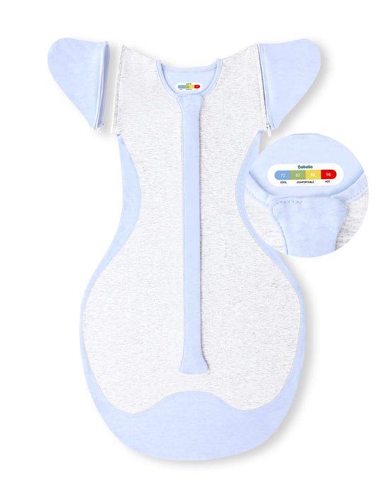 Babelio Baby Swaddle | Temp-Sensing & Detachable Sleeves