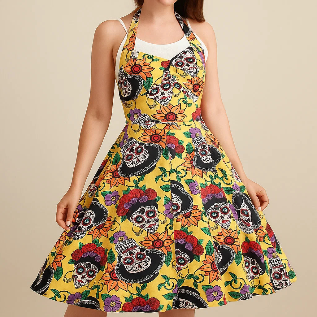 Women's Halloween Costume Dress | Halter Neck