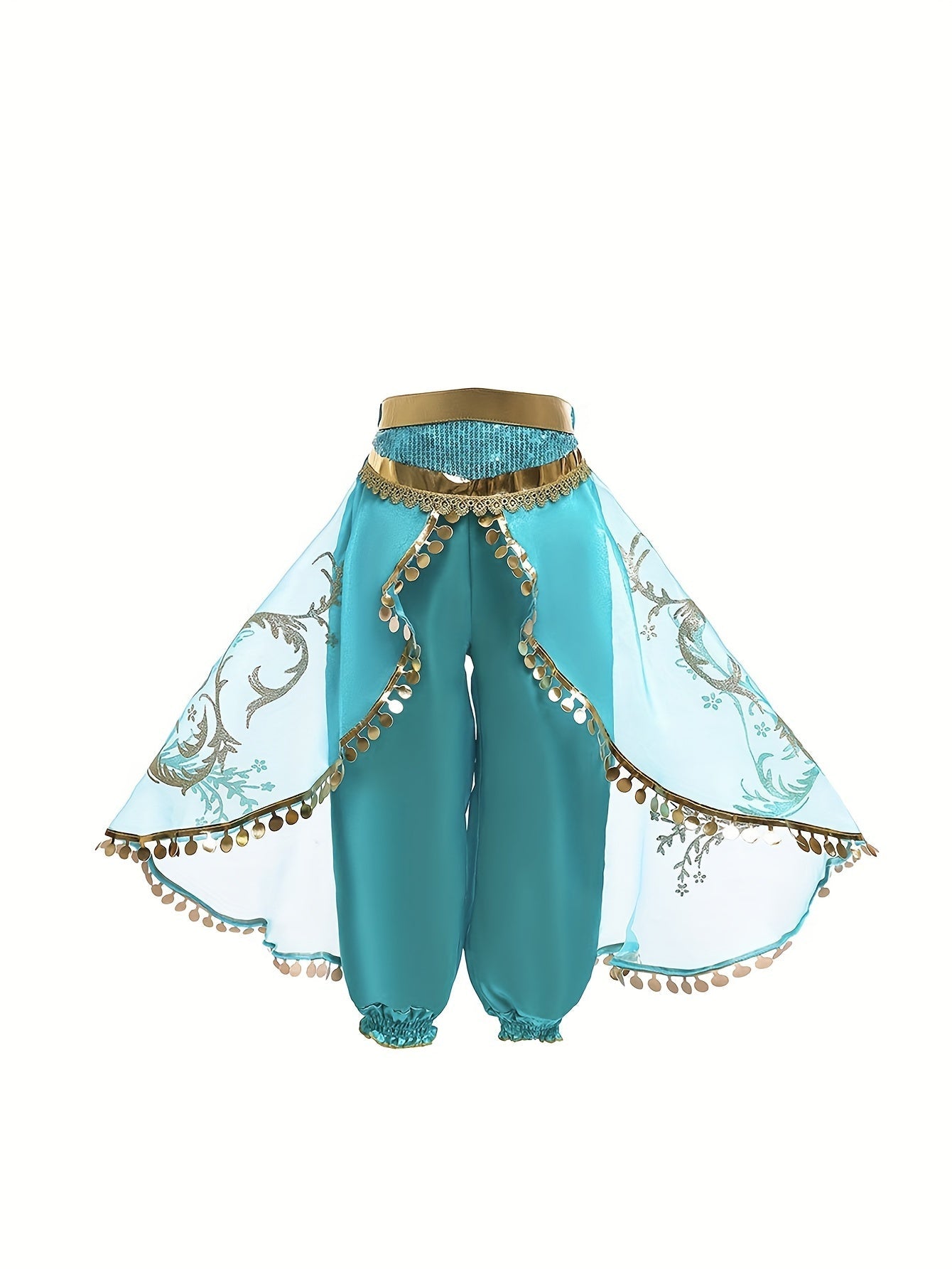Women's Sequin Fancy Halloween Costume Set | Mesh Embellished