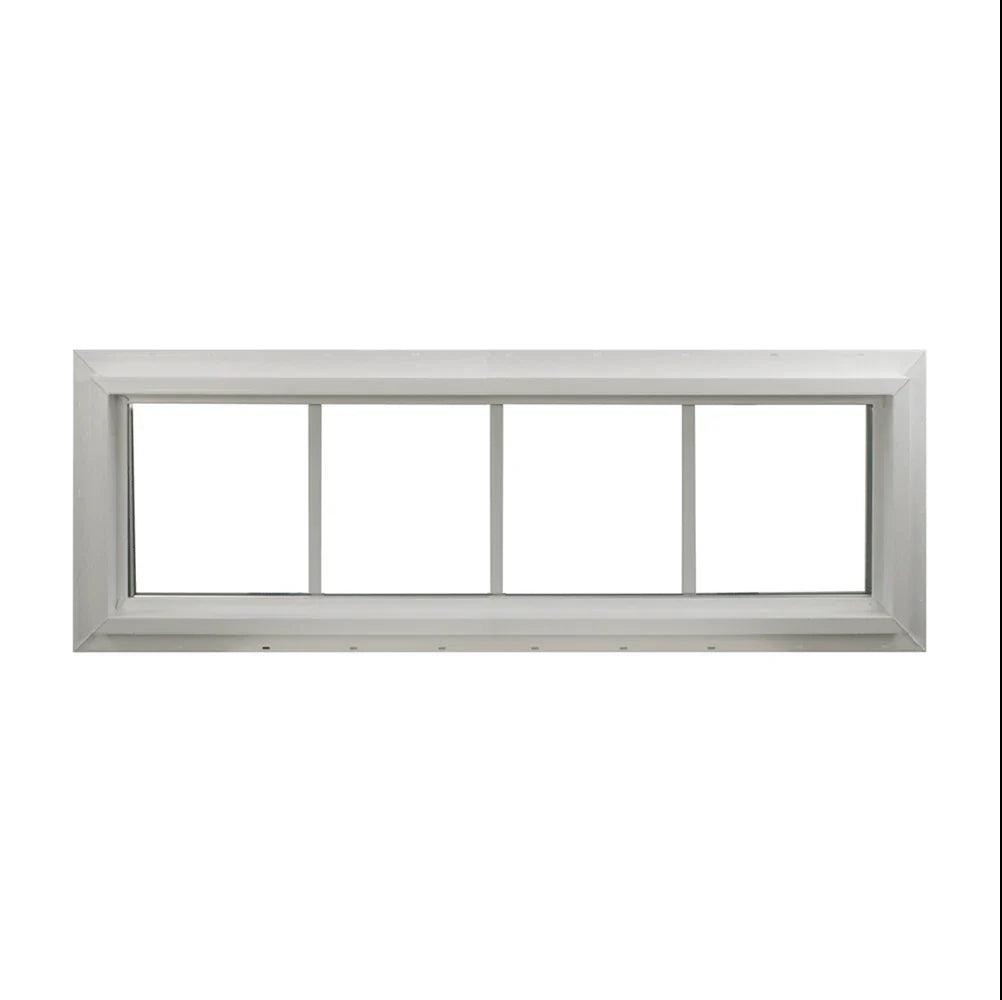 Double Pane Transom Window 48" x 12", Florida Approve Vinyl Argon Gas Low E DP50