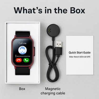 Senior Safety Smartwatch with GPS & SOS