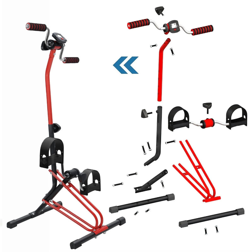 Seated Foot & Arm Pedal Exerciser for Elderly