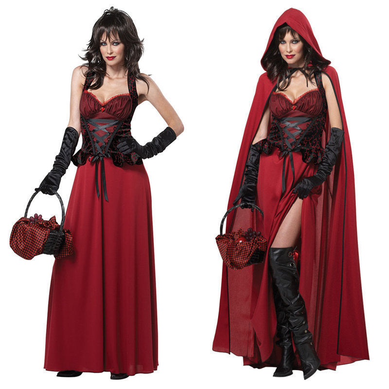 Women's Halloween Costume | Corset Maxi Dress