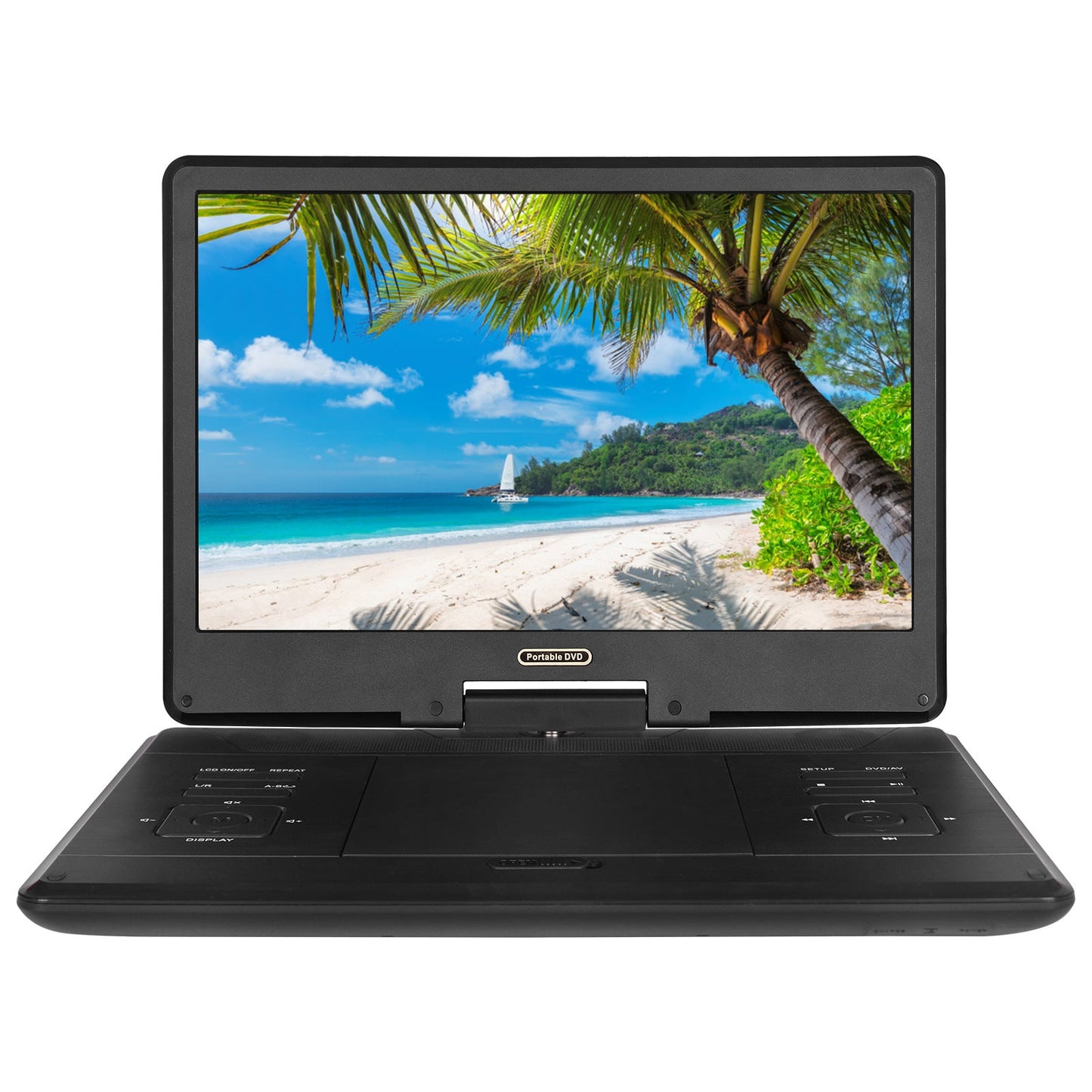 17.5" Portable DVD Player with 15.6" Large HD 6 Hours Rechargeable Battery