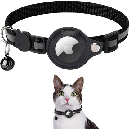 Cat GPS Tracker Collar – Reflective Design with Quick Release for Safe Night Tracking