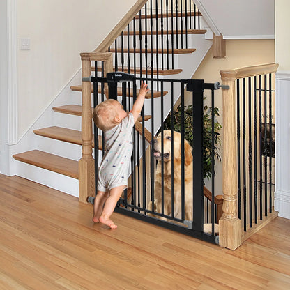 PressGuard C5 | Expandable Pressure Mounted No Drilling Baby Gate for Stairs