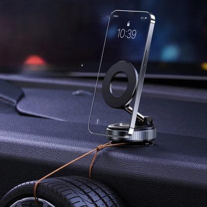 Rotating Magnetic Car Phone Holder – 360° Strong Magnetic Suction Cup for Secure Navigation