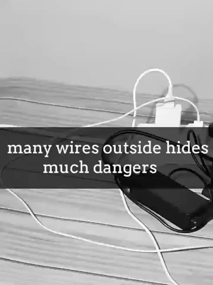 Skorter | Multifunctional Cable Management Box - Solution for Messy Cables