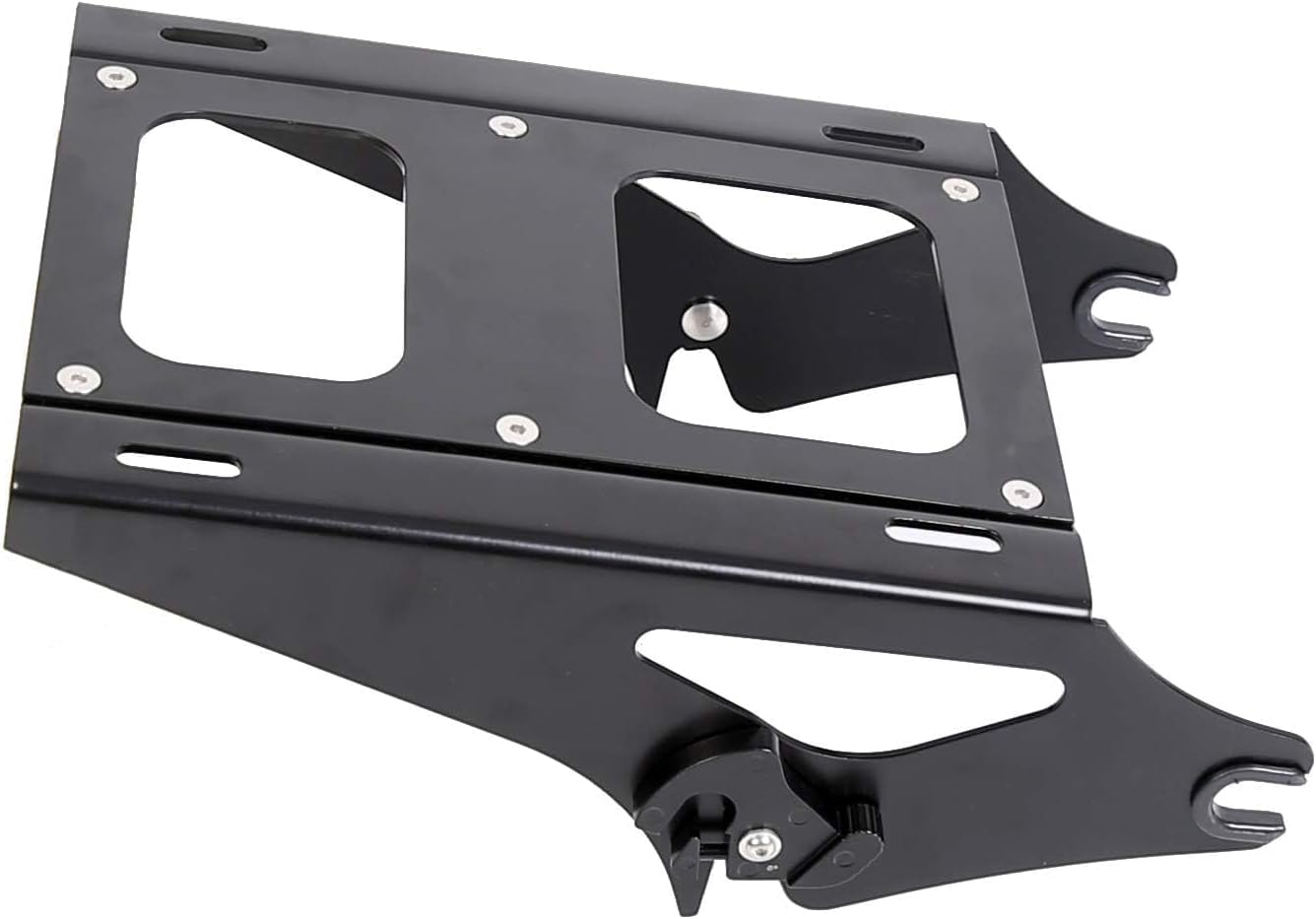 Two Up Tour Pack Mount Rack Bracket For Harley Touring Road King Glide
