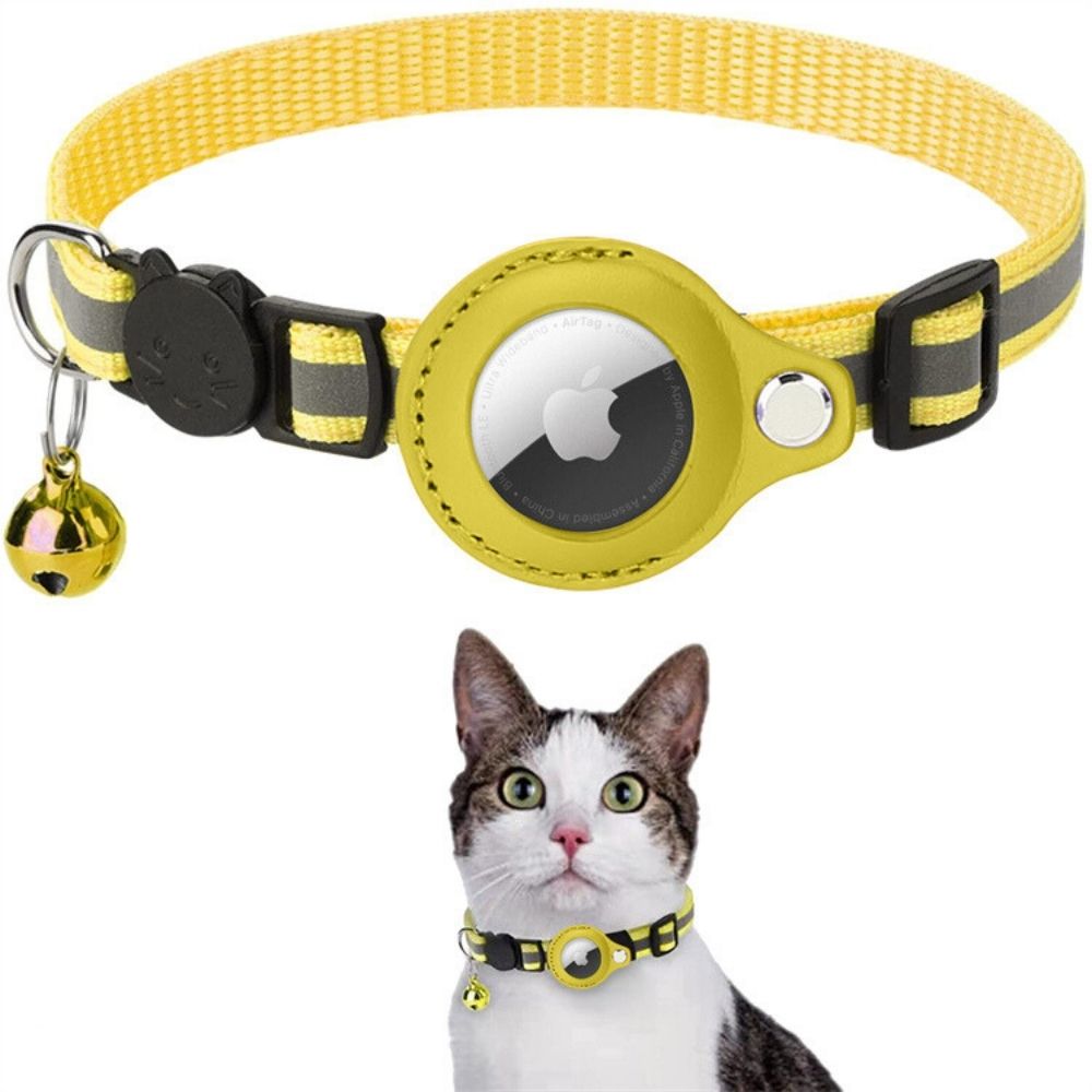 Cat GPS Tracker Collar – Reflective Design with Quick Release for Safe Night Tracking