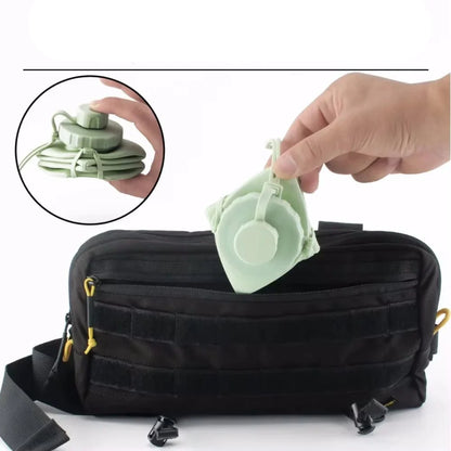 600ml Folding Silicone Water Bottle Built for Life on the Move