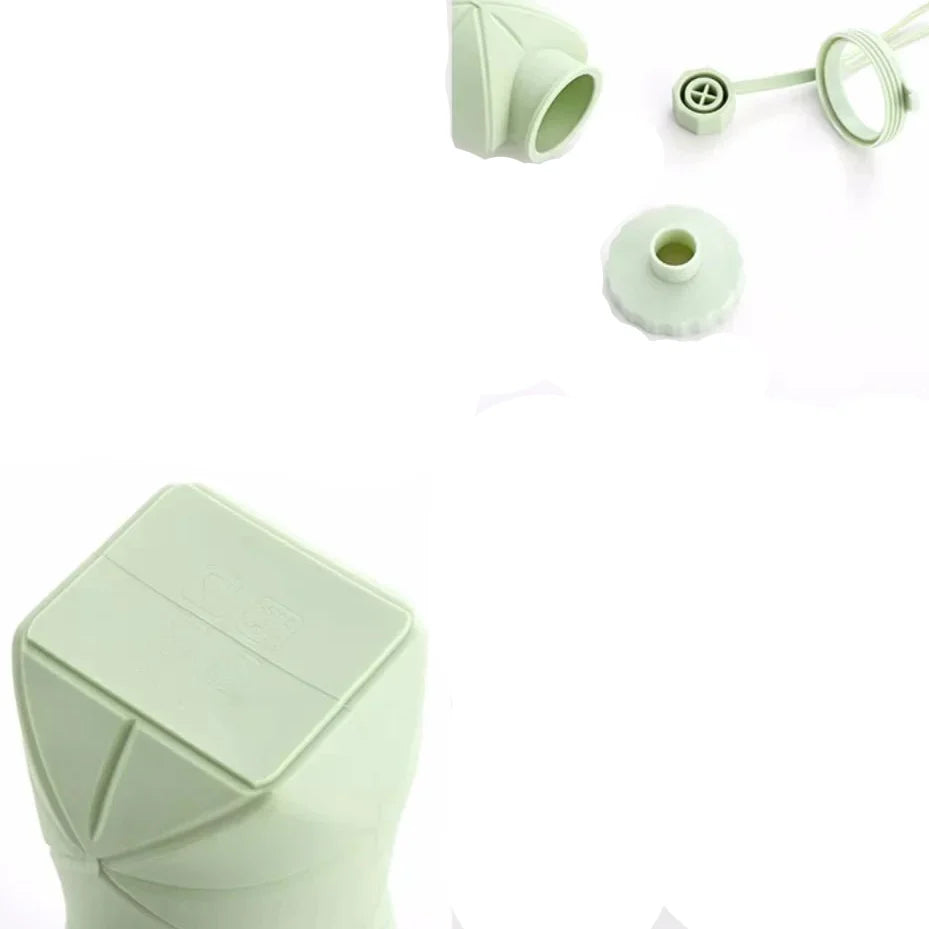 600ml Folding Silicone Water Bottle Built for Life on the Move