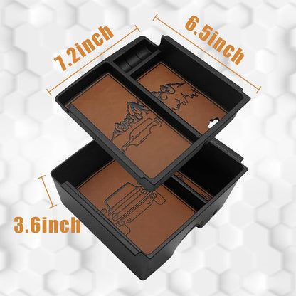 Center Console Organizer Compatible with 2021-2024 Ford Bronco(no for Sport) 6th Gen Bronco 2/4-Door