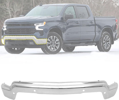 Front Bumper Face Bar Compatible with 2022 - 2024 Silverado 1500hd