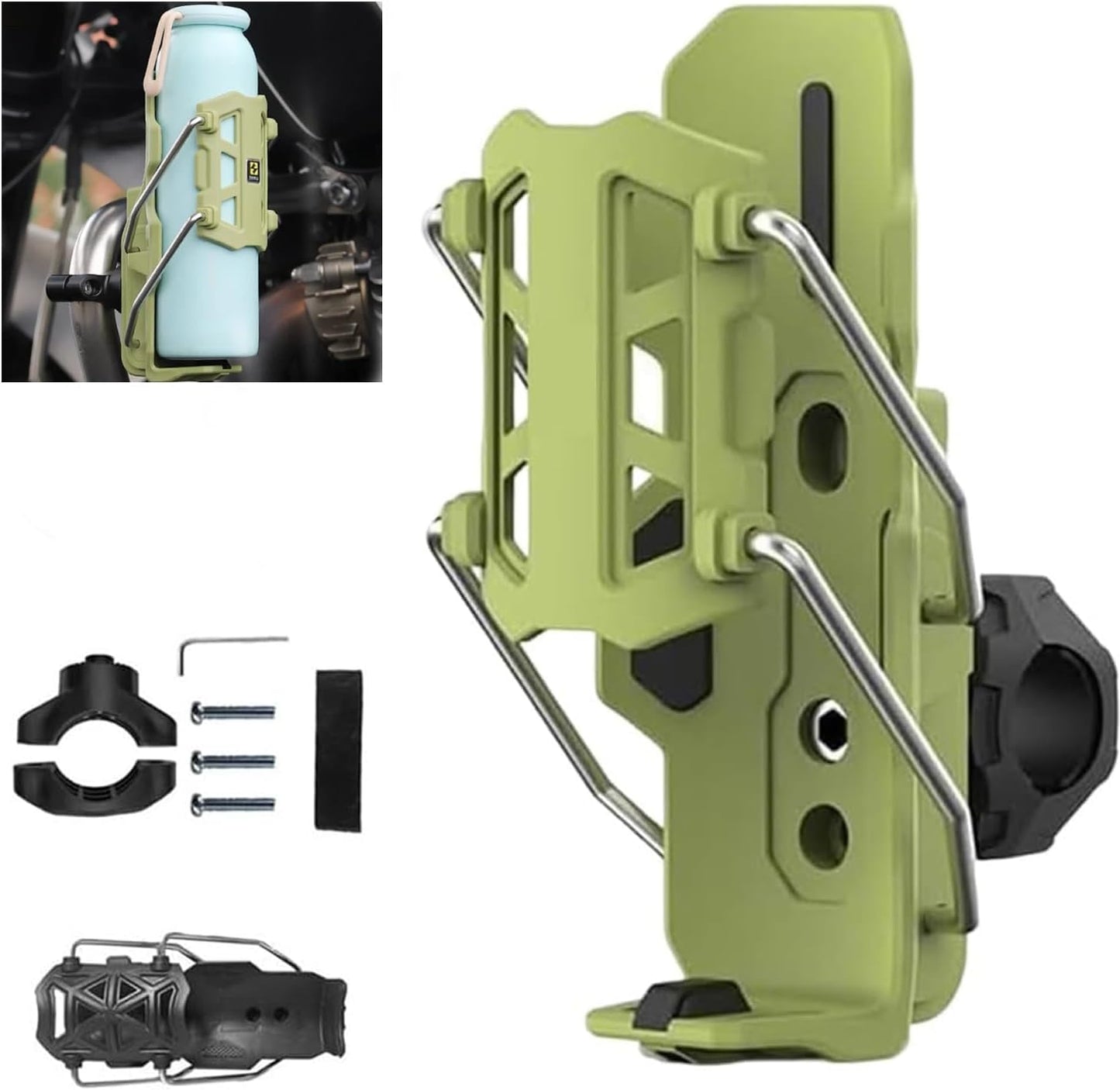 Adaptive Cycling Bottle Holder – Universal Bike & Motorcycle Cup Mount