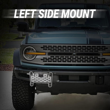 Front Plate Frame for Modular Steel Bumper Compatible with Bronco 2021-2024