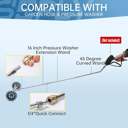 Undercarriage Pressure Washer Attachment