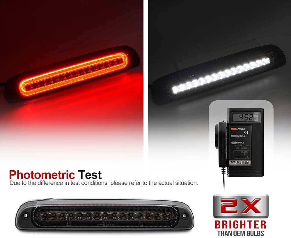 Upgraded Led Third Brake Light Replacement for 1999-2016 Ford F250 F350 Super Duty 95-03 Ranger