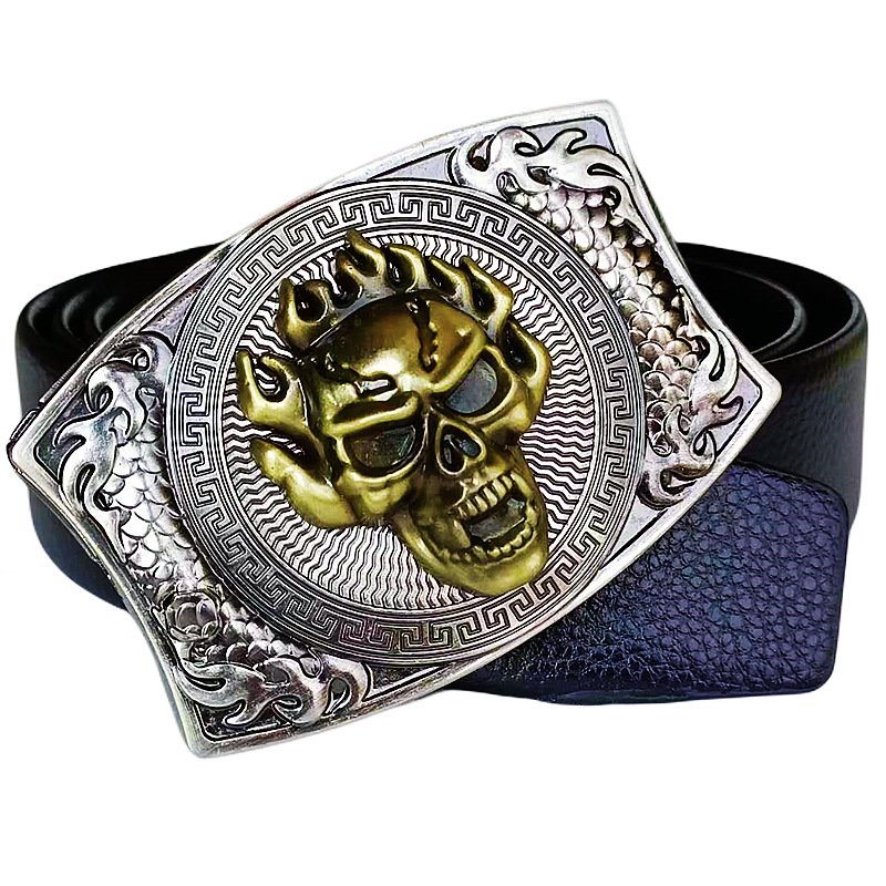 Self Defense Belt Alloy Buckle Belt: Fashion Men's Belt