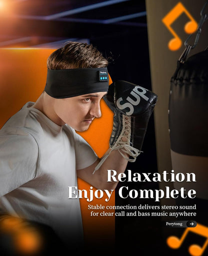 Noise-Canceling Sleep Headband Headphones