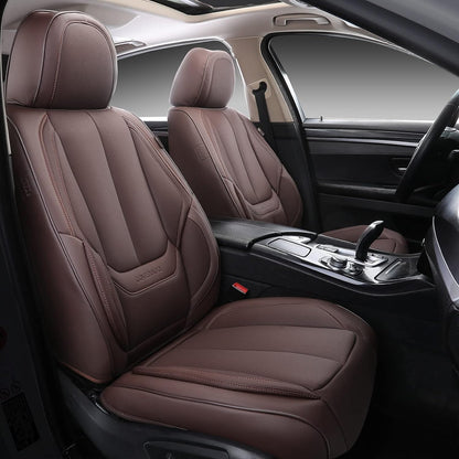 Waterproof Nappa Leather Carseat Cover Universal Fit for Most Cars