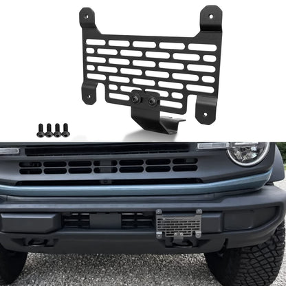 Front Plate Frame for Modular Steel Bumper Compatible with Bronco 2021-2024