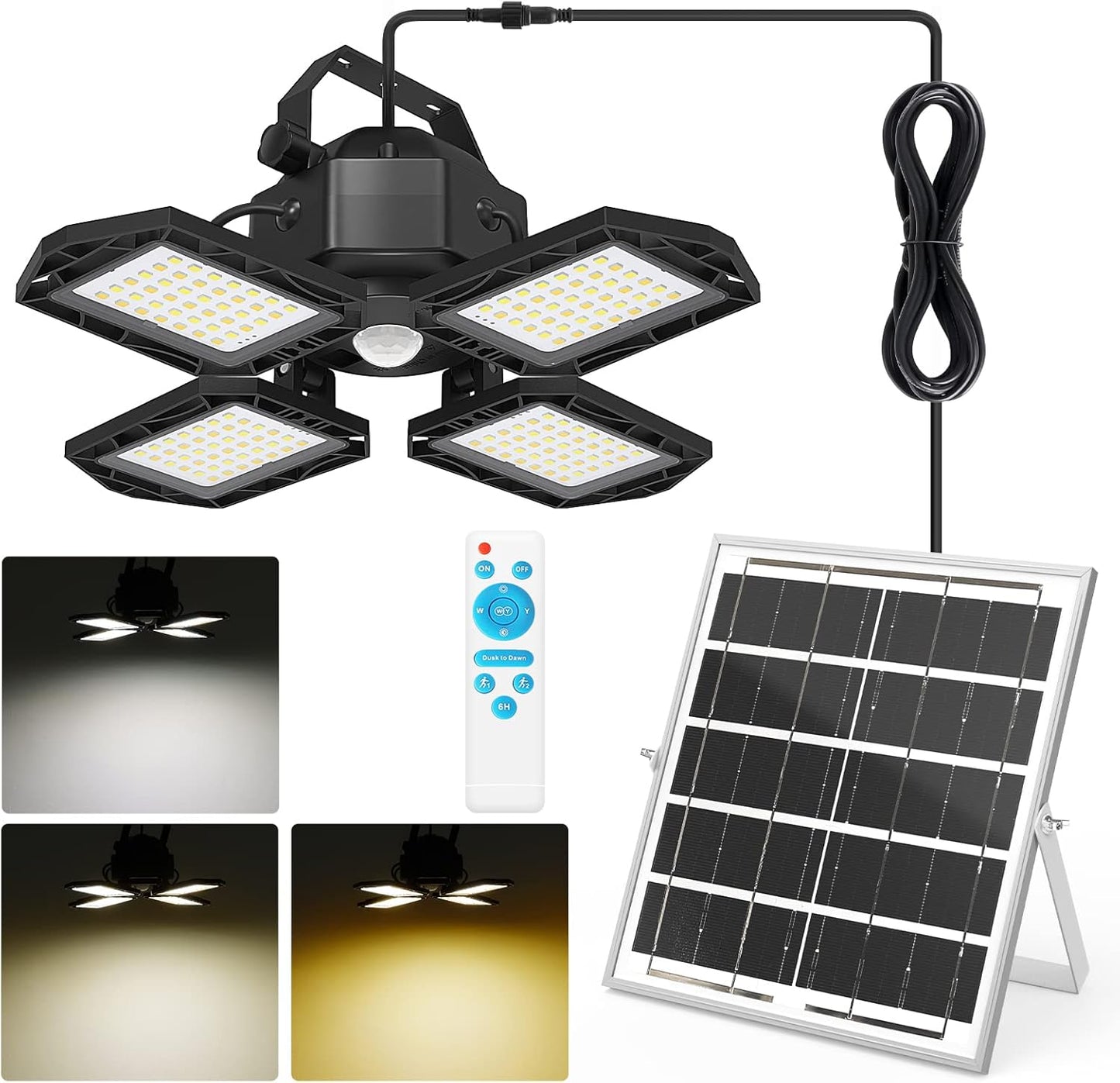 1500LM Solar Shed Light