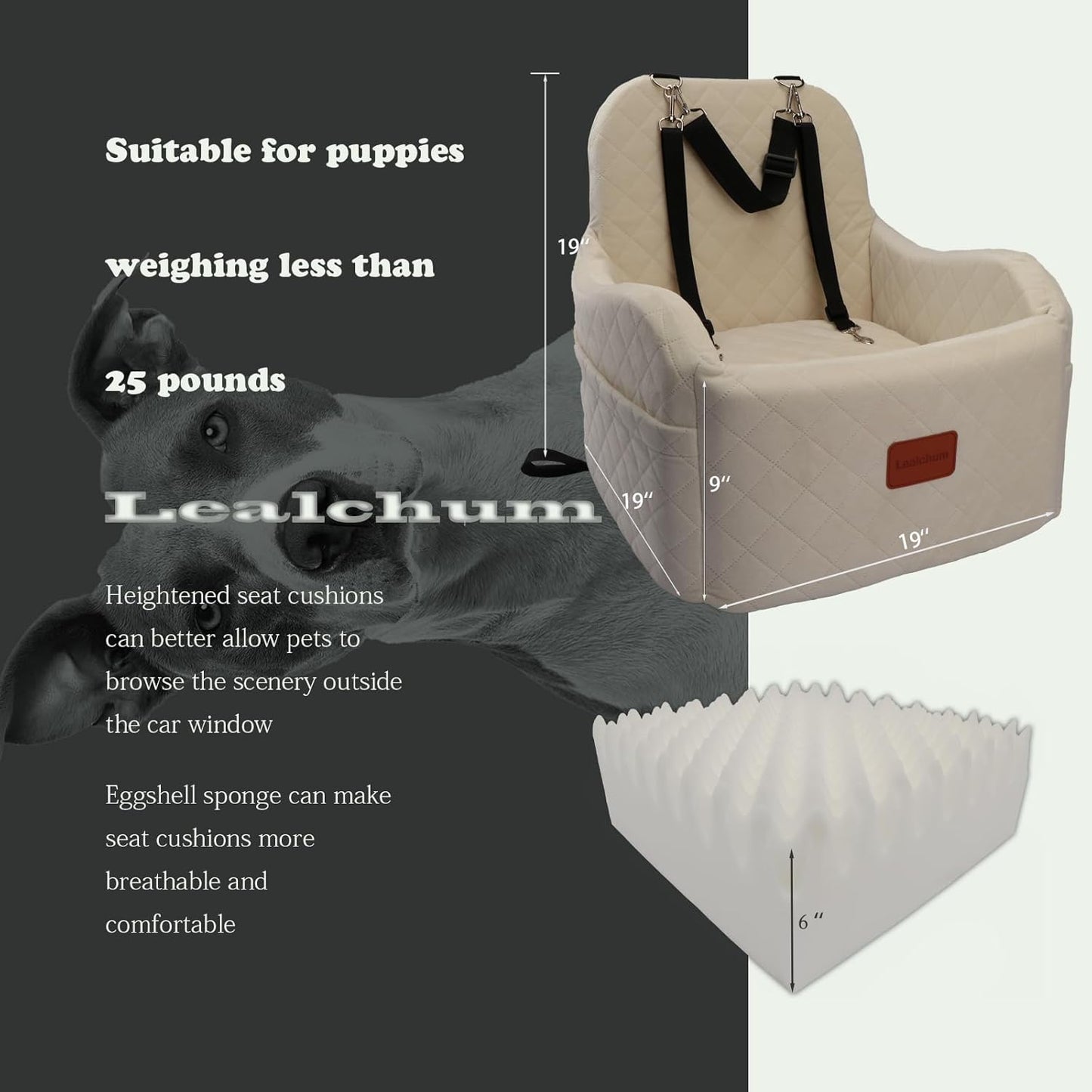 ﻿Dog Booster Car Seat