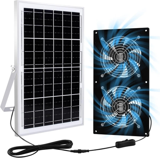 Solar Exhaust Fans & Powered Fan with 15W Panel