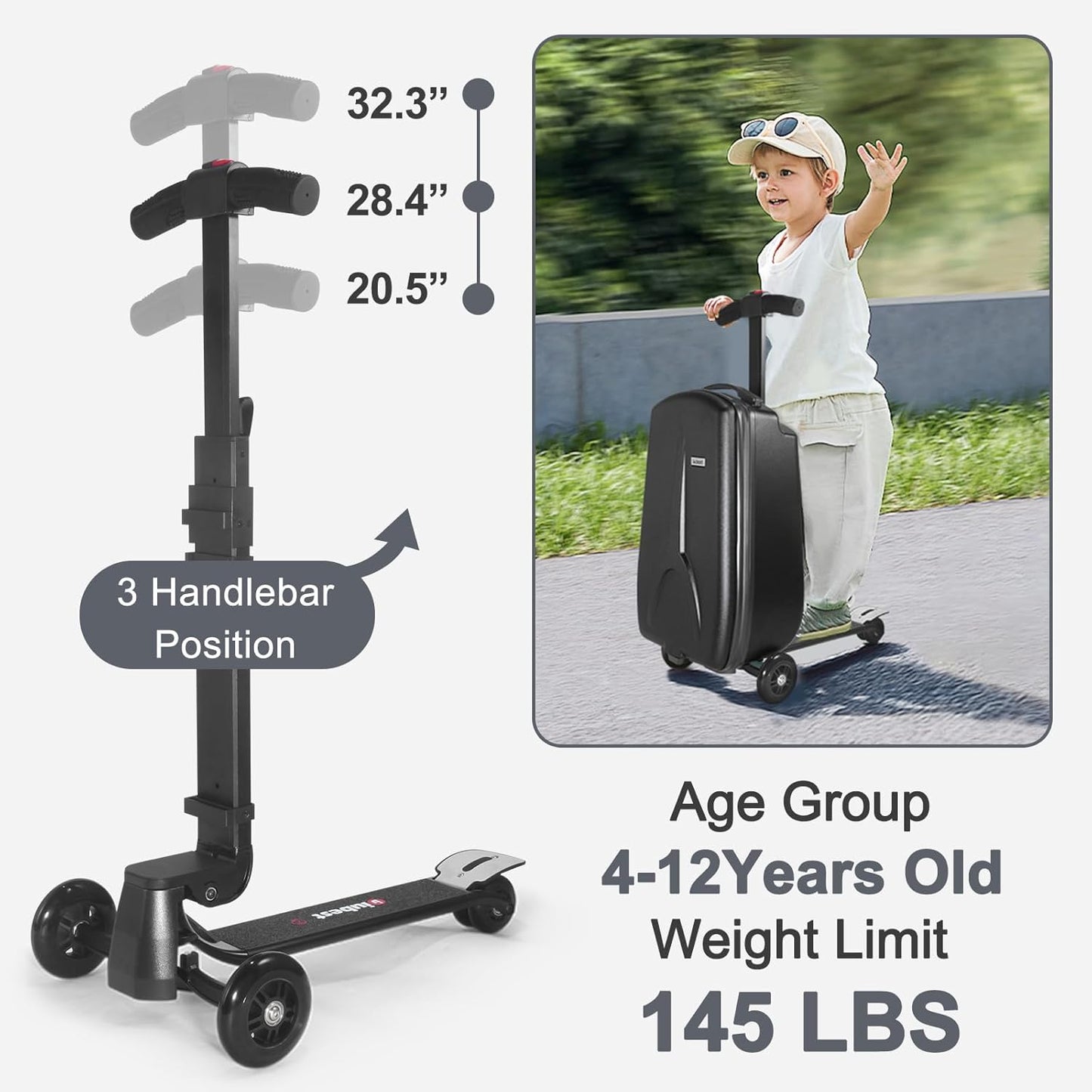 Scooter Luggage Carry On Scooter Suitcase