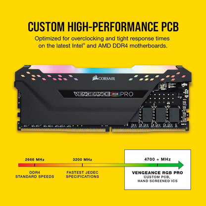 Corsair Vengeance RAM RGB Pro DDR4 16GB 32GB 64GB Desktop Memory