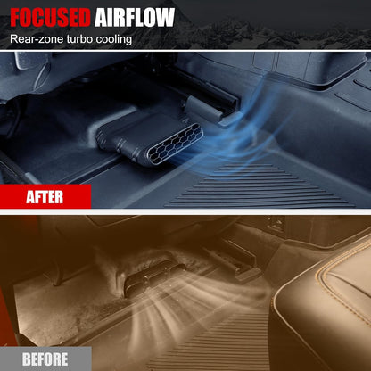 Under Seat Vent Deflectors Upgraded for Ford Bronco 4-Door 2021-2025