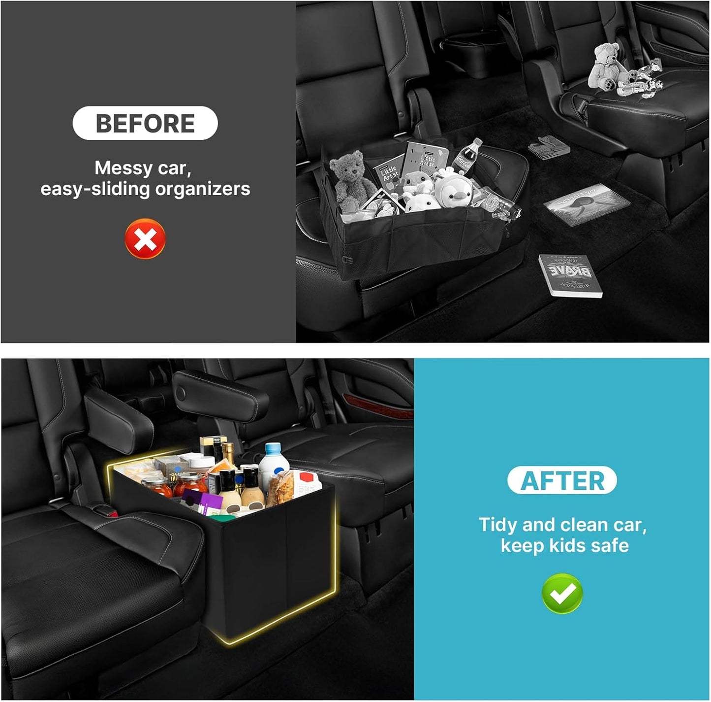 Liner Car Seat Organizer for 2015-2025 Chevrolet Suburban/GMC Yukon XL